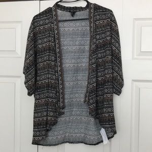 Tribal Print Cardigan